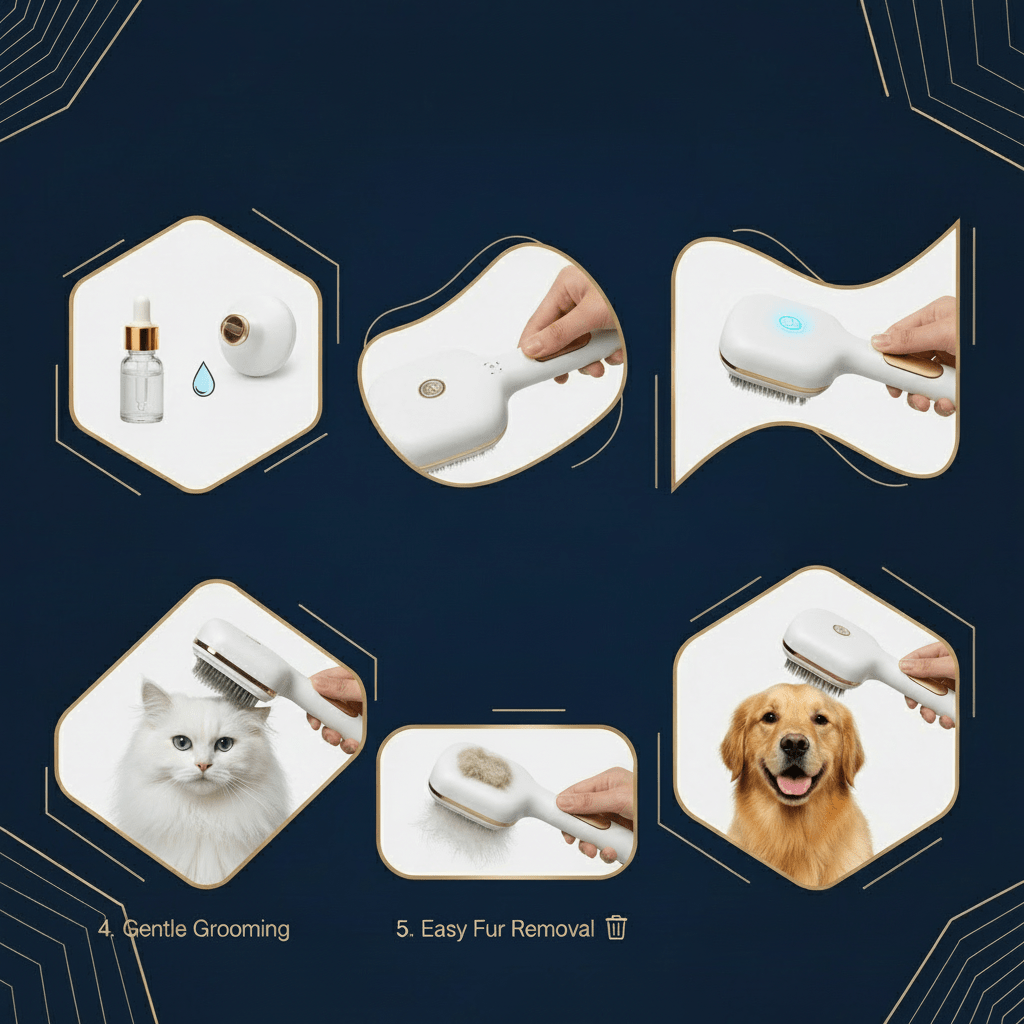 brosse humidificateur à vapeur - King CAT